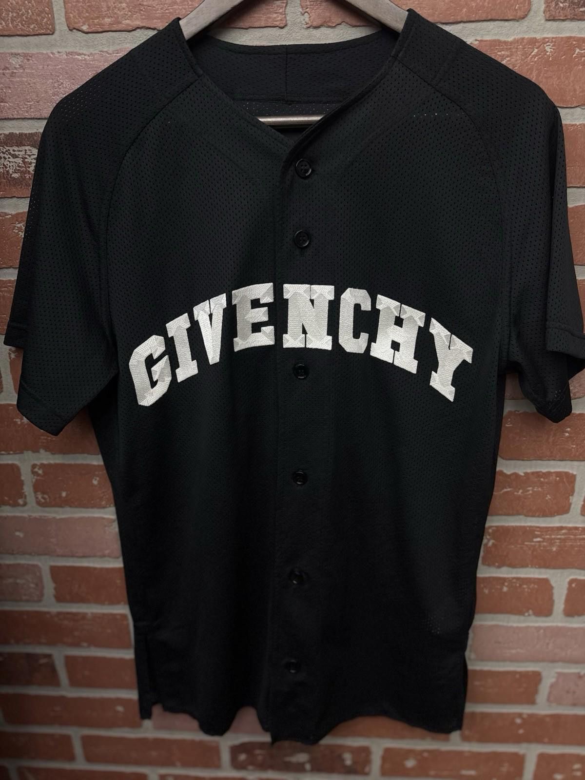Givenchy GIVENCHY Mesh Jersey Black Uniform Size Small Authentic Size US 30 / EU 46 - 2 Thumbnail