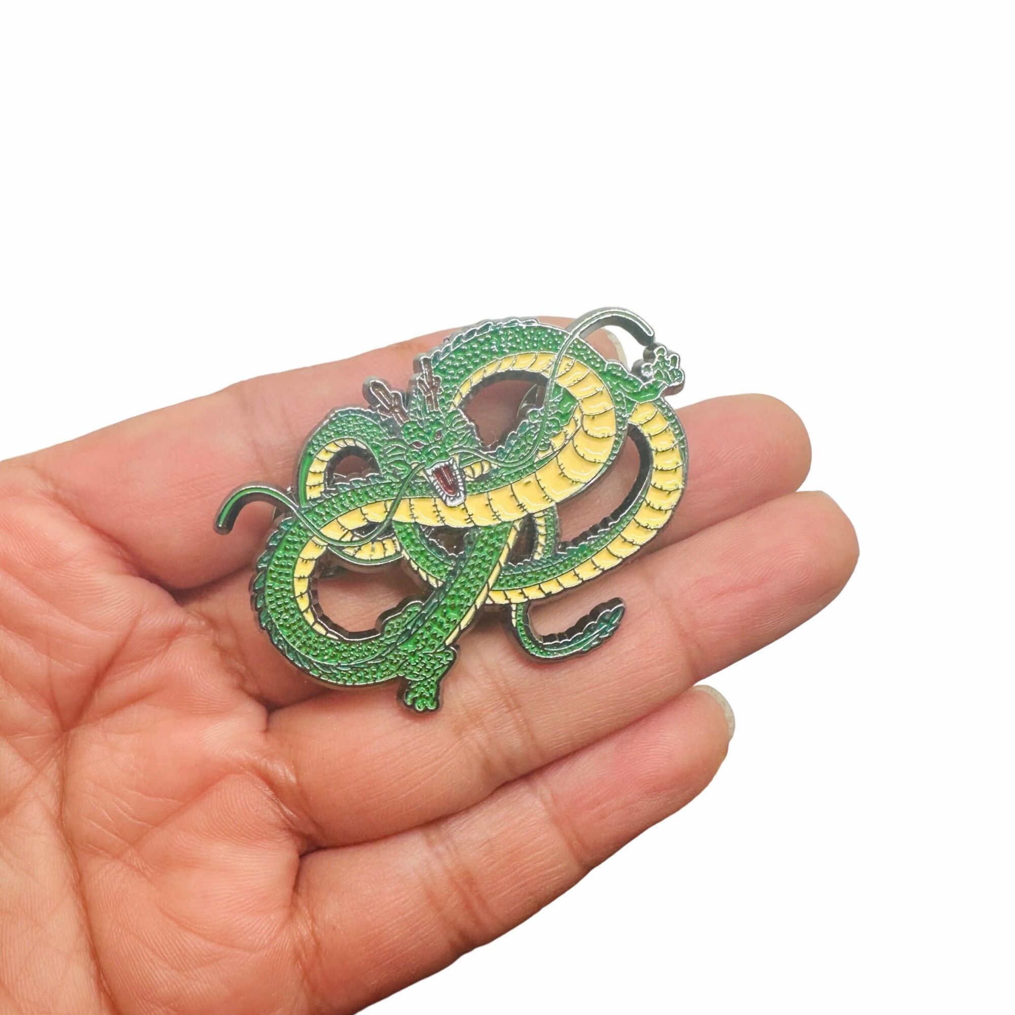 Other 🤩Dragon Ball Z Shenron the Magical Dragon Cartoon Green Pin Size ONE SIZE - 2 Thumbnail