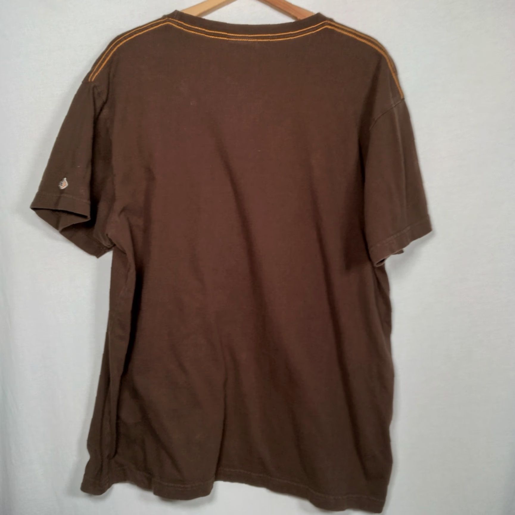 Enyce VINTAGE ENYCE Shirt Men XL Brown Orange Hip Hop Streetwear Graphic Y2K Mens Shirt XL Brown Orange Hip Hop Streetwear Graphic Y2K Size US XL / EU 56 / 4 - 3 Thumbnail