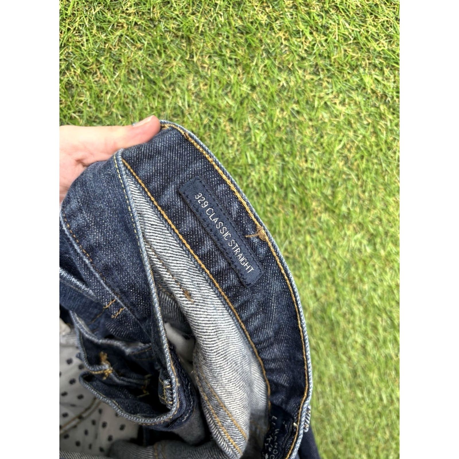 Lucky Brand Lucky Brand Jeans Mens 38x32 Blue 329 Classic Straight Dark Wash Denim Pants Size US 38 / EU 54 - 7 Thumbnail