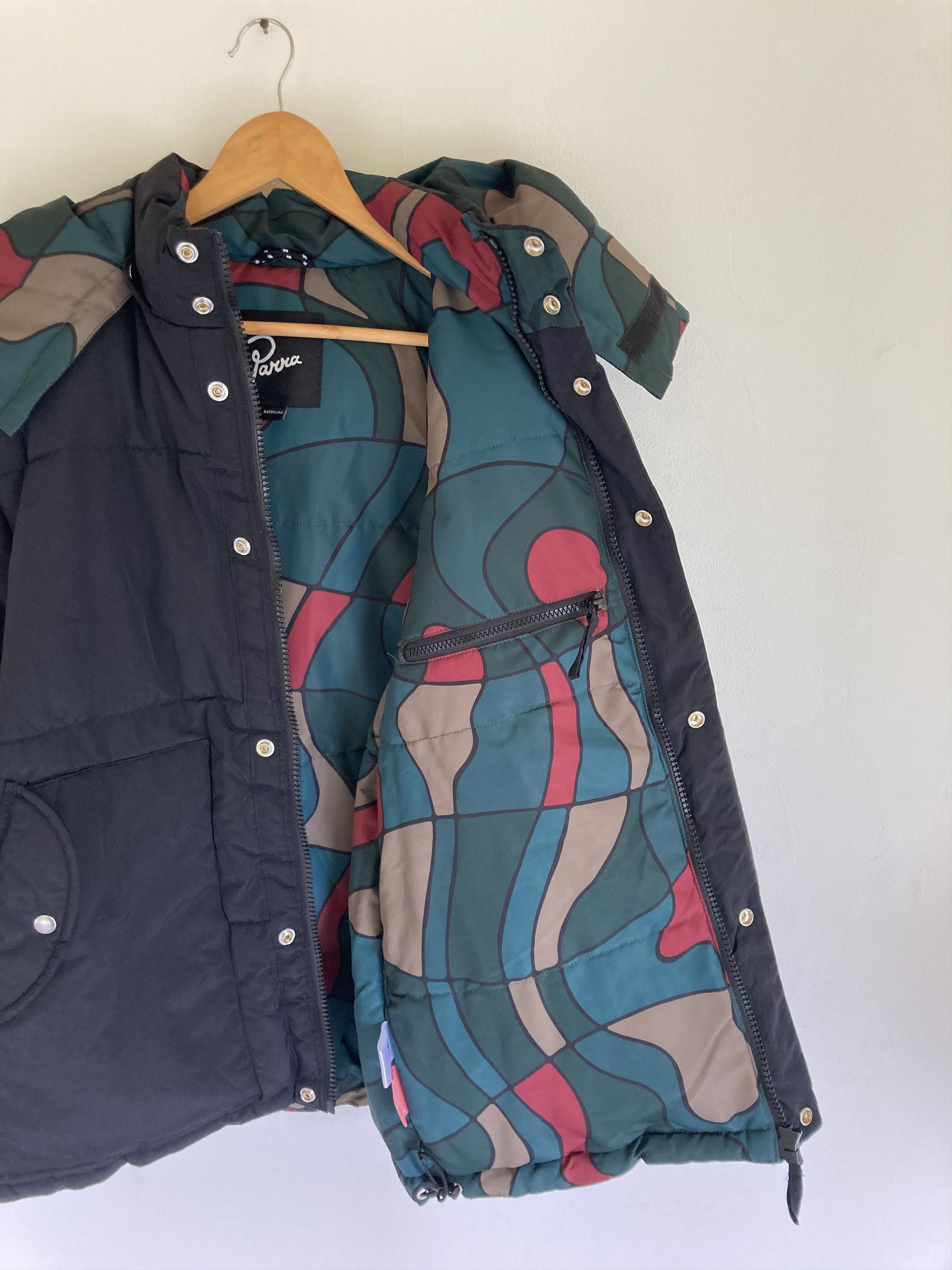 Parra Parra Trees in Wind Parka Black Mens Genuine M Size US M / EU 48-50 / 2 - 5 Thumbnail