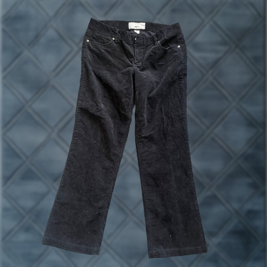 J.Crew J. Crew Bootcut Corduroy Pants Women's 32S Black Style 17396 Stretch Size 24" / US 00 / IT 34 - 1 Thumbnail