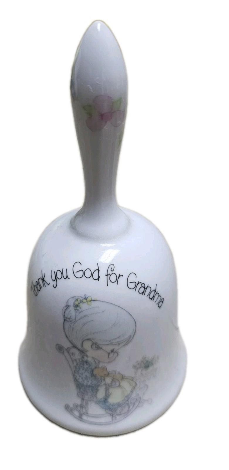 Other 6" Precious Moments 1985 Porcelain Bell THANK YOU GOD FOR Size ONE SIZE - 1 Thumbnail