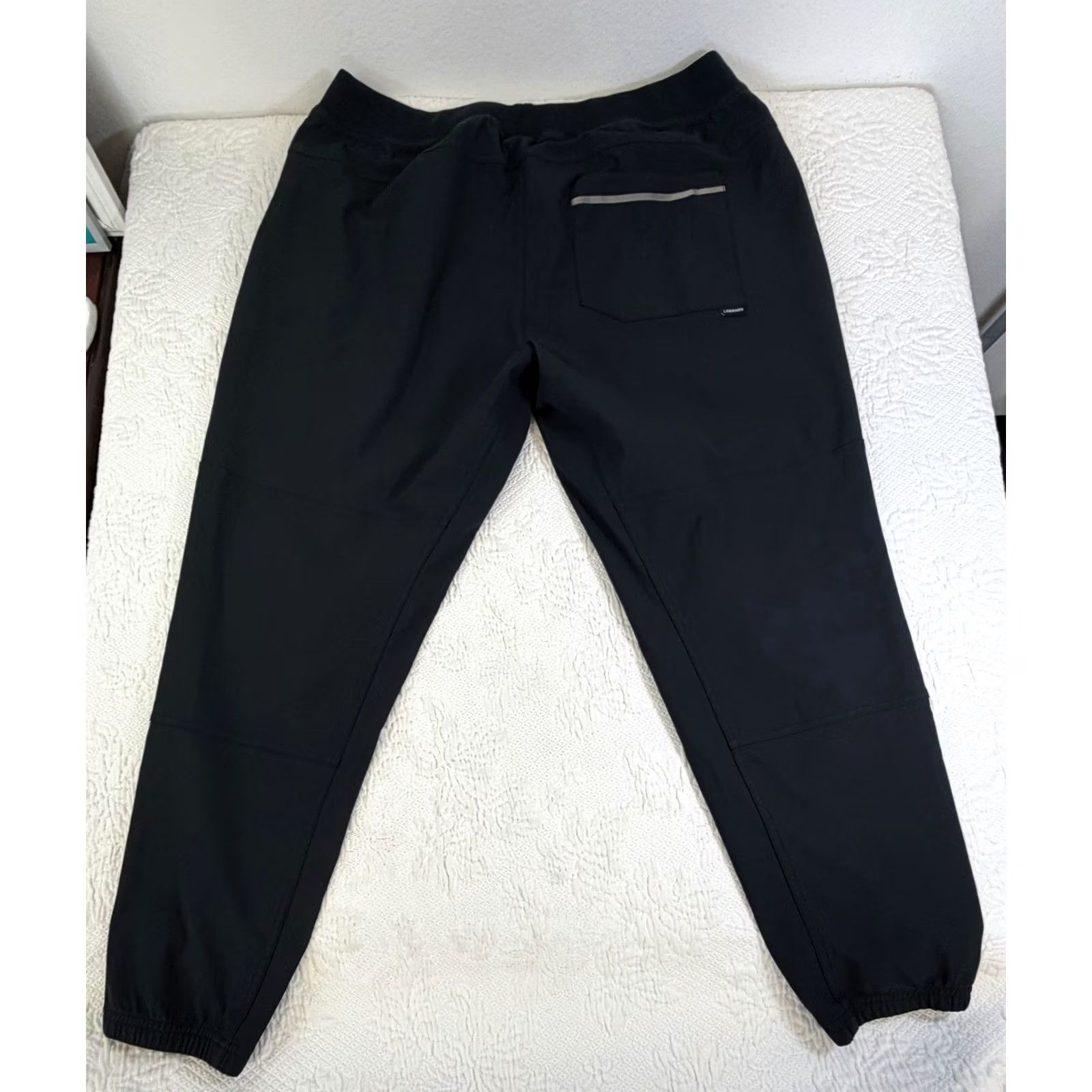 Vintage Legends Pants Mens Size XL Aviation Jogger Black Athletic Performance Size US 36 / EU 52 - 2 Thumbnail