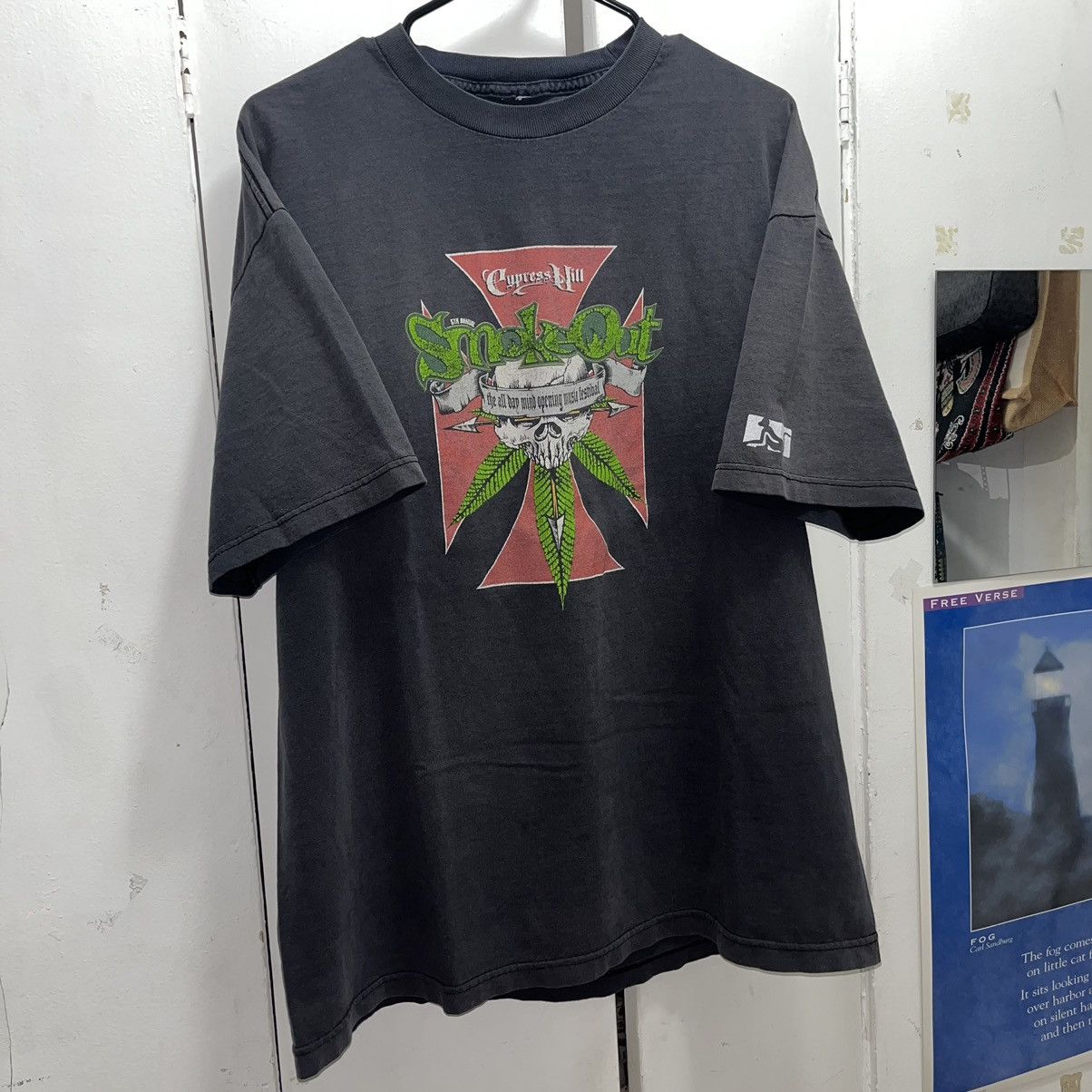 Vintage FADDED Cypress Hill Snoop Dogg Smokeout Tour