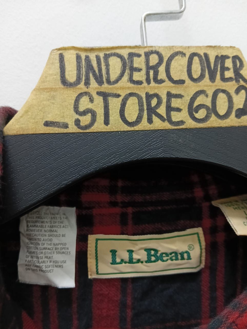 L.L. Bean 🔥Vintage 90s L.L.Bean Flannel Button Up Shirt Size US XL / EU 56 / 4 - 2 Thumbnail