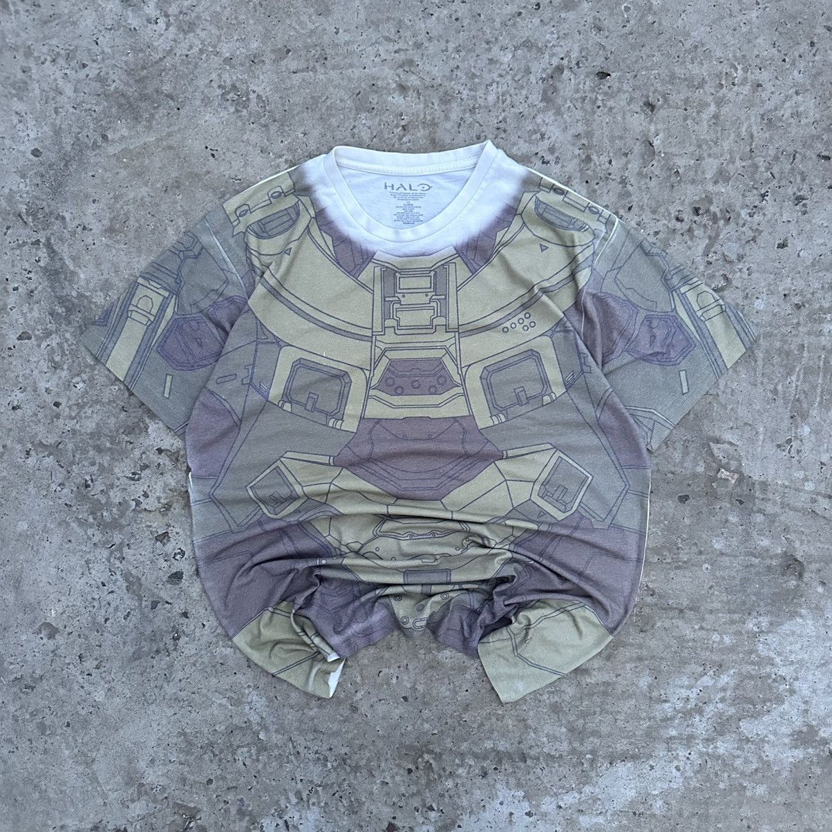 Halo Vintage Adult Halo T-shirt Big Logo Cartoon Movie Joke Y2K Size US XXL / EU 58 / 5 - 1 Thumbnail