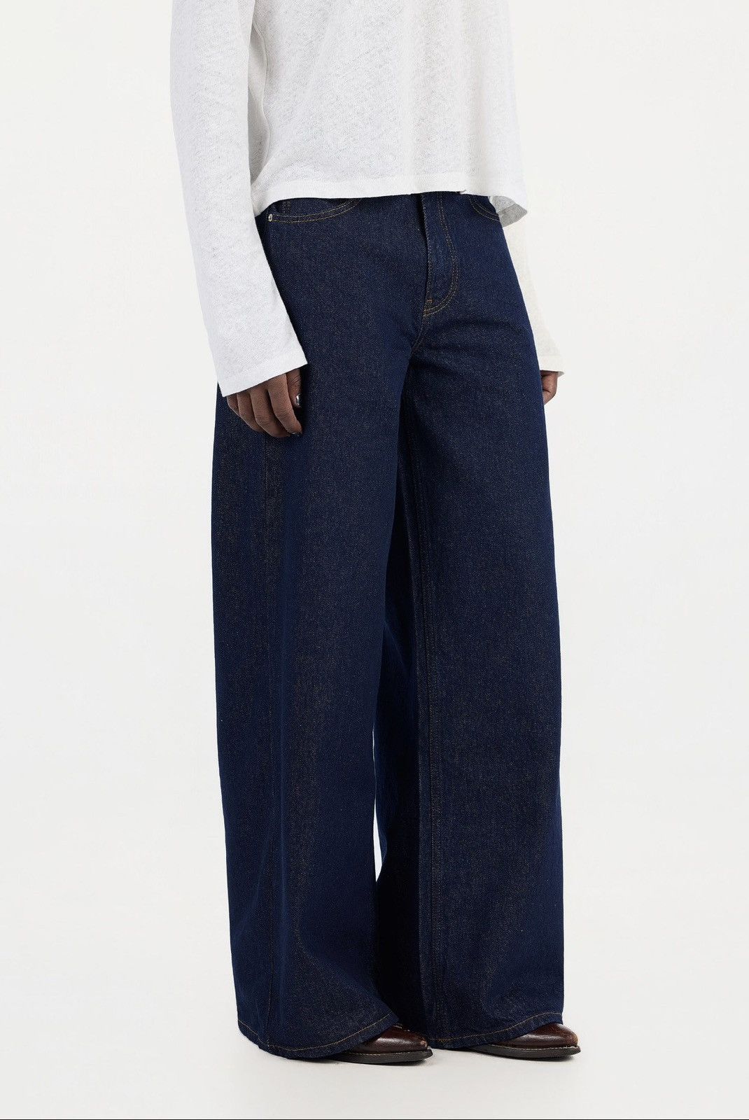 Pearled Ivory Pearled Ivory 1211 ‘Raw Indigo’ Denim Size US 32 / EU 48 - 3 Thumbnail