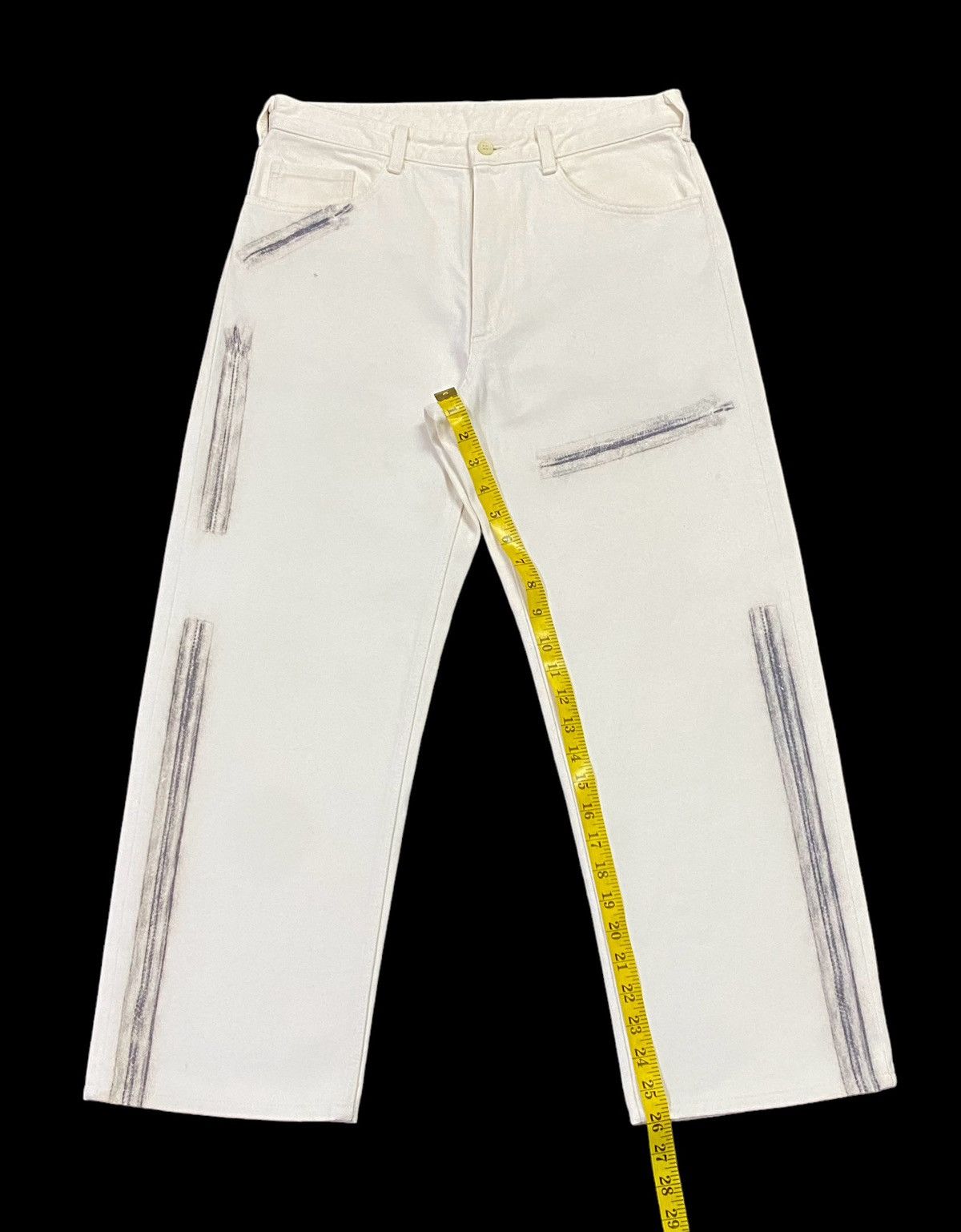Issey Miyake Vintage Issey Miyake Cropped Jeans Size US 31 - 7 Thumbnail
