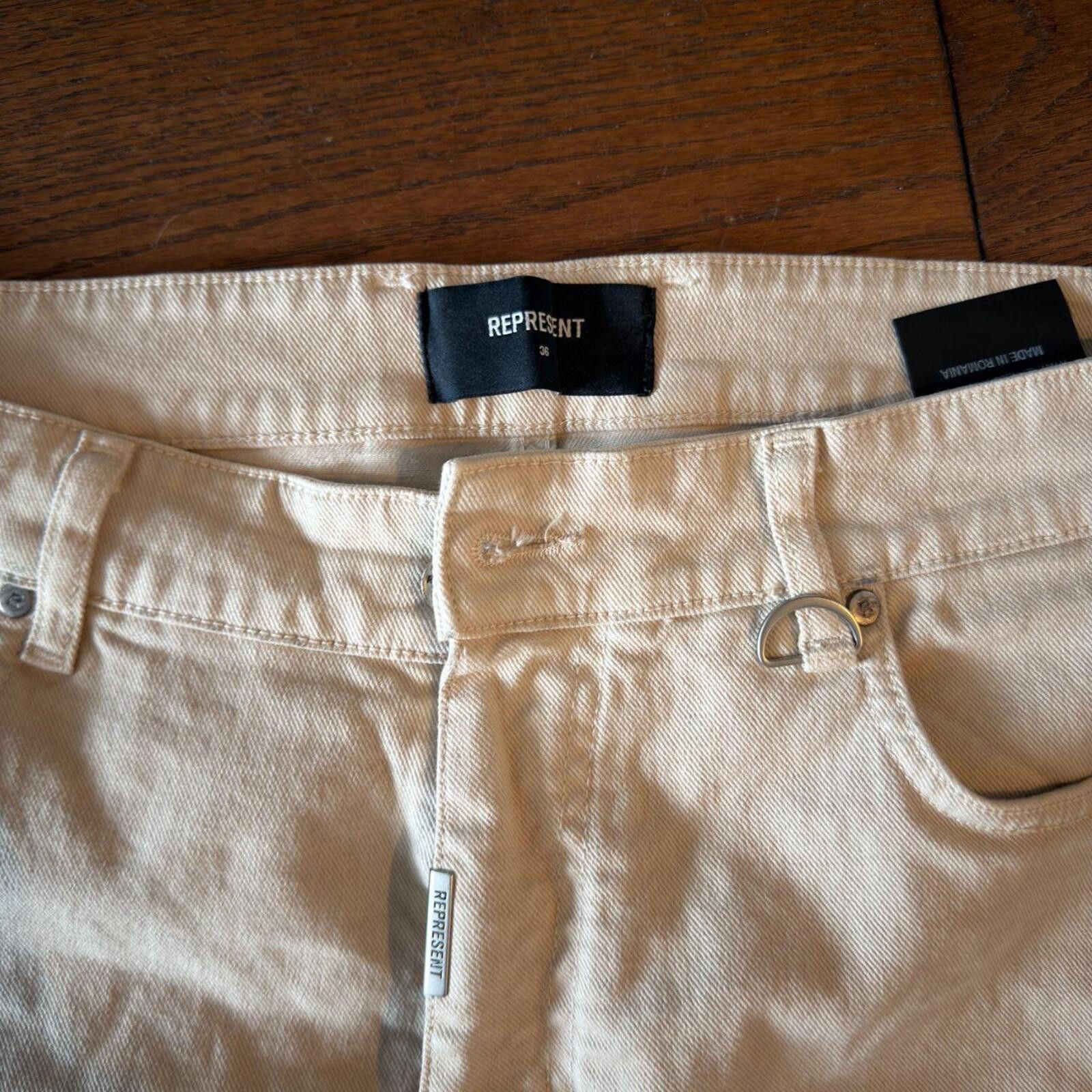 Represent Clo. Represent Clothing cream jeans Size US 36 / EU 52 - 2 Thumbnail