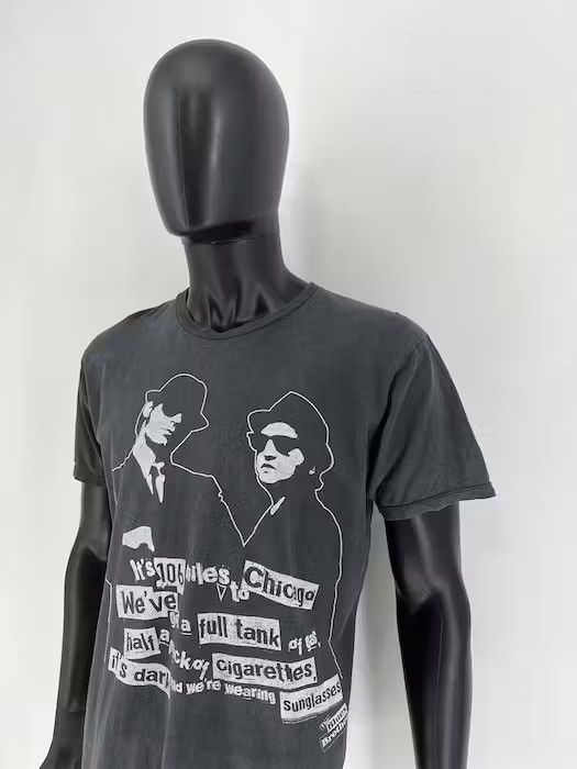 Band Tees × Vintage VINTAGE 90s THE BLUES BROTHERS "CHICAGO" TEE Size US M / EU 48-50 / 2 - 3 Thumbnail