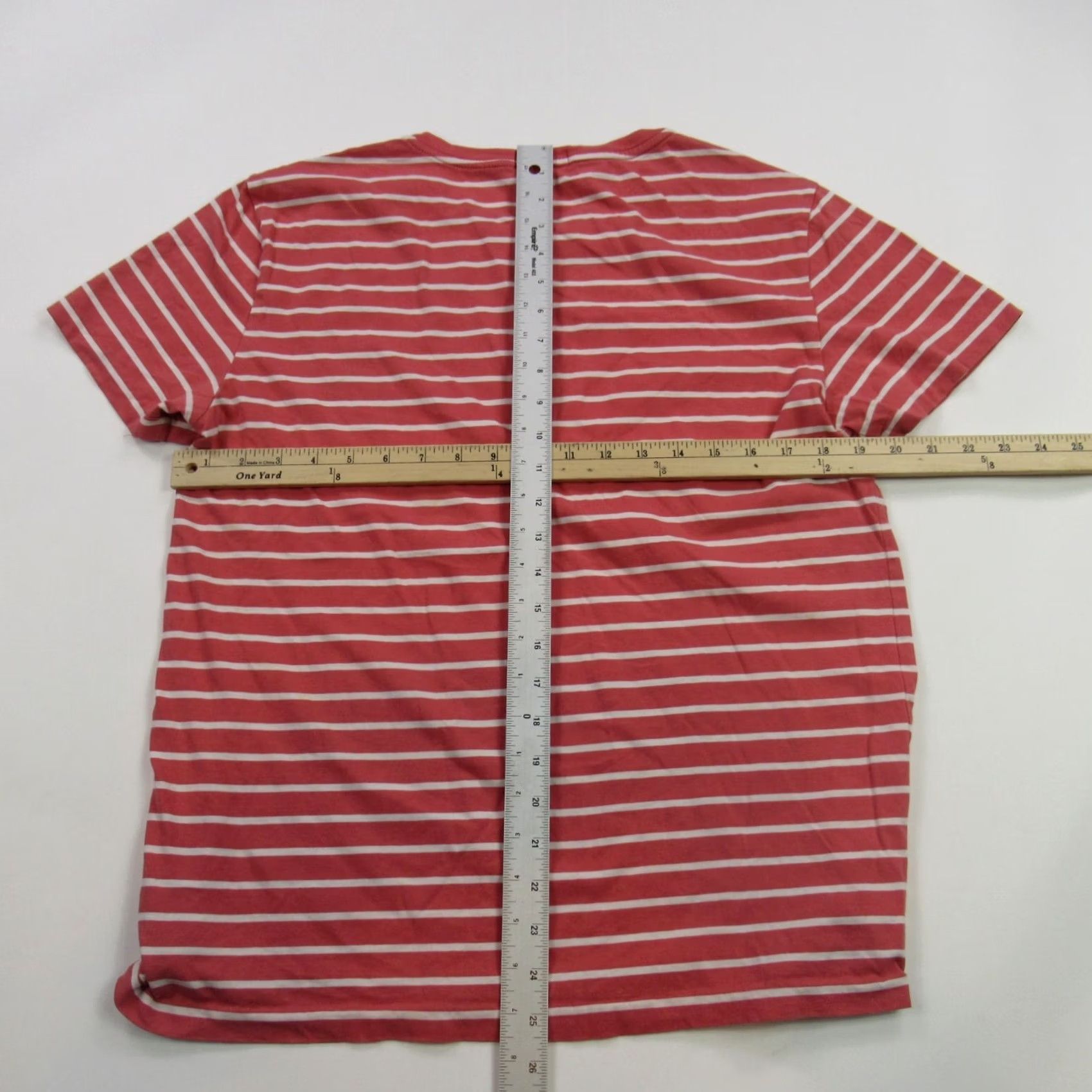 Polo Ralph Lauren Ralph Lauren Shirt Womens Medium Short Sleeve V Neck Pullover Stretch Stripe Shirt Size M / US 6-8 / IT 42-44 - 4 Thumbnail