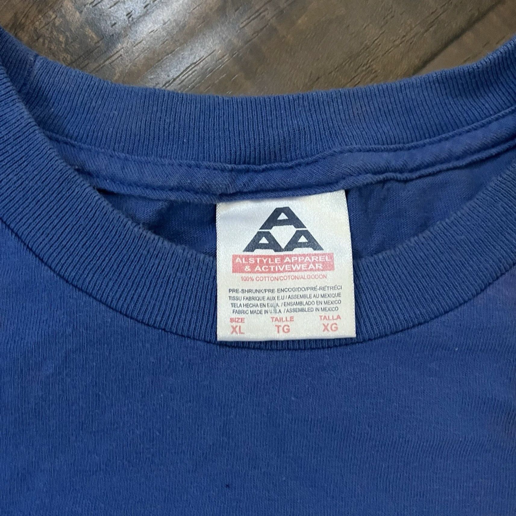 Vintage VINTAGE Mighty Mouse T-Shirt Mens XL Blue 90s Cartoon Graphic Logo Shirt, USA, Moto? Size US XL / EU 56 / 4 - 3 Thumbnail