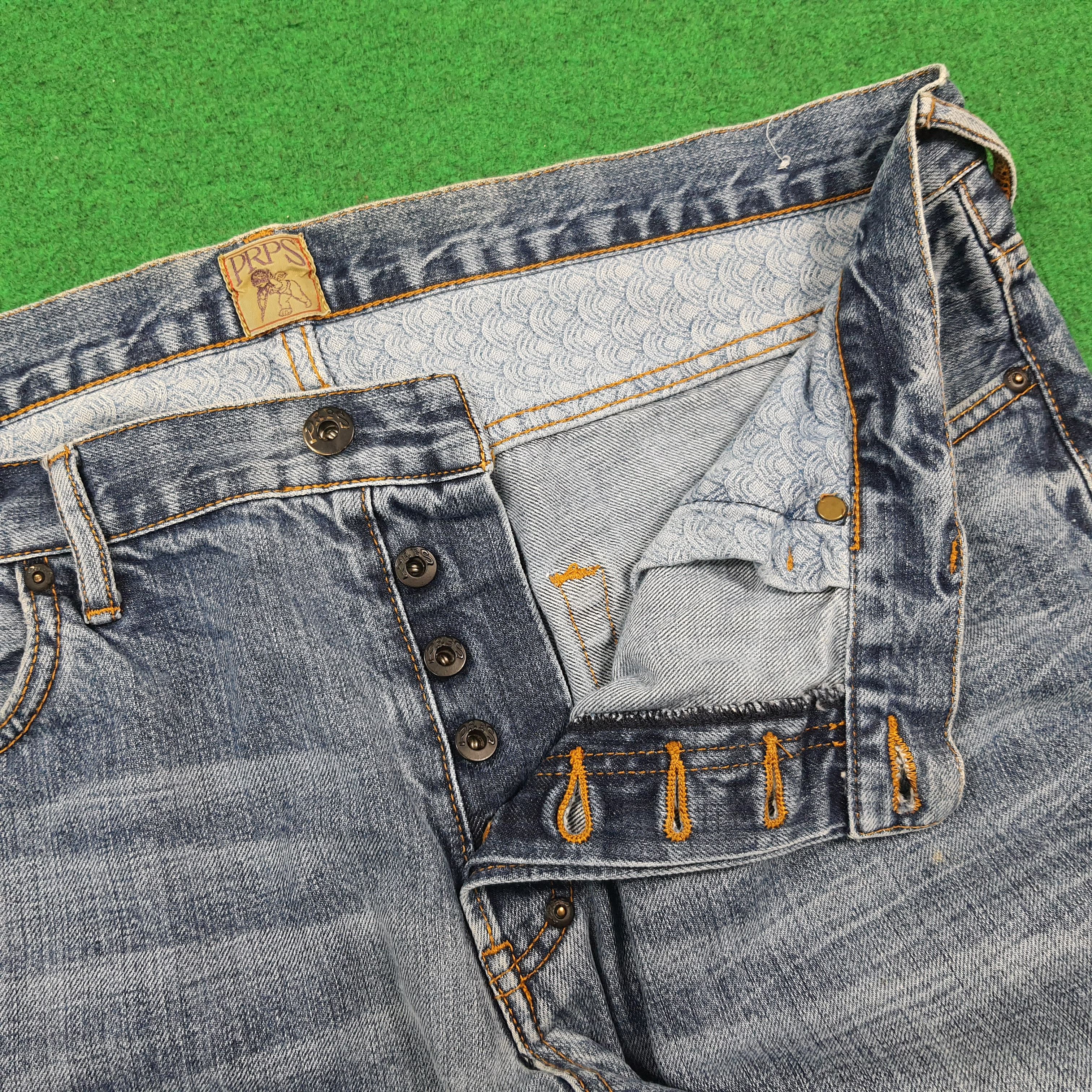Prps Vintage PRPS Barracuda Denim Jeans C297N13 Size US 37 - 5 Thumbnail
