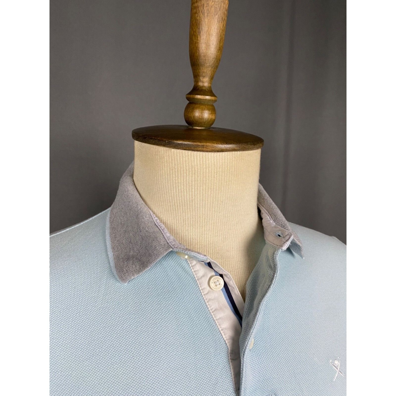 Hackett MINT! Hackett Small Logo Men's Light Blue Polo T-Shirt Size Size US M / EU 48-50 / 2 - 6 Thumbnail