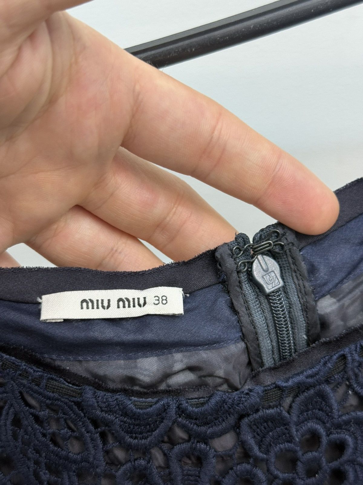 Miu Miu Miu Miu Lace Dress Size XS / US 0-2 / IT 36-38 - 5 Thumbnail