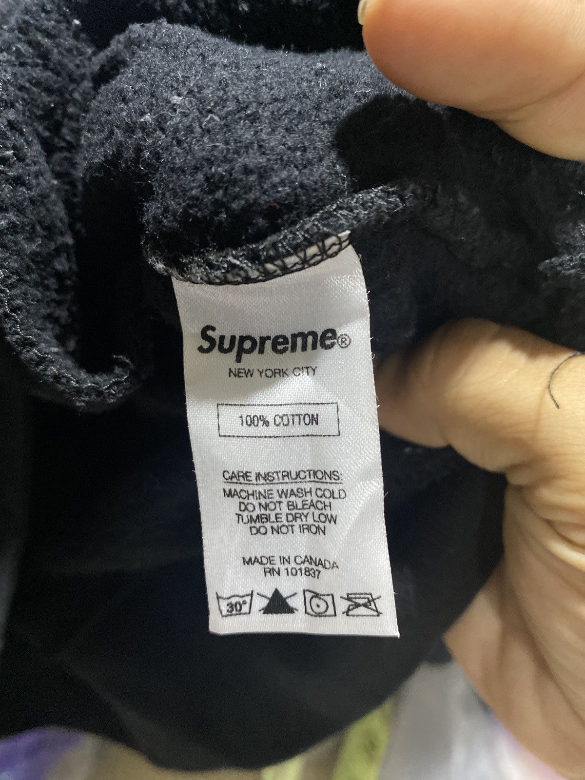 Supreme FW13 Supreme Vertical Logo Panel Crewneck Size US M / EU 48-50 / 2 - 11 Thumbnail