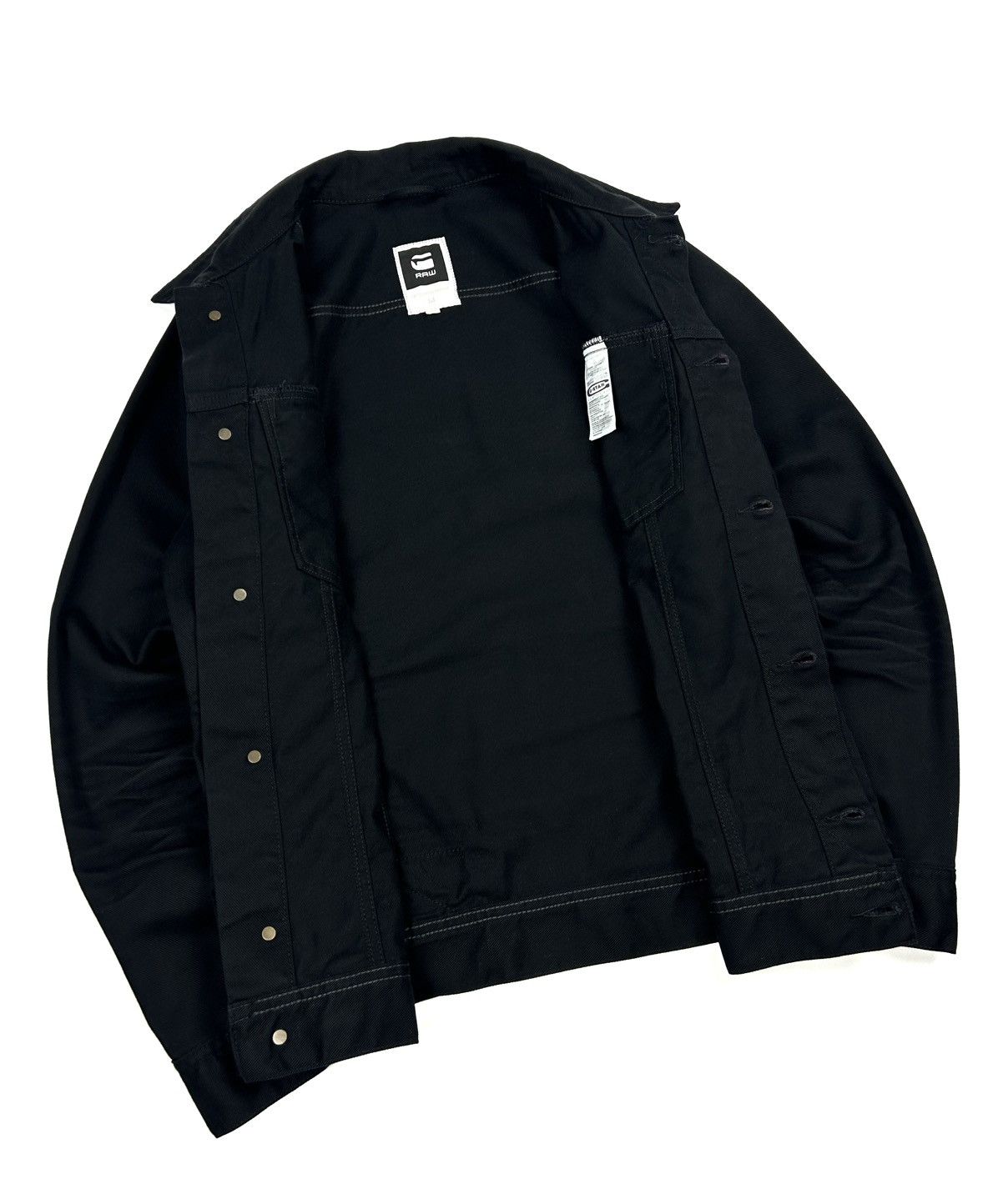 G-Star G-star raw Black Denim Jacket 3301 Slim Tailor Japaneses Y2K Size US XL / EU 56 / 4 - 5 Thumbnail