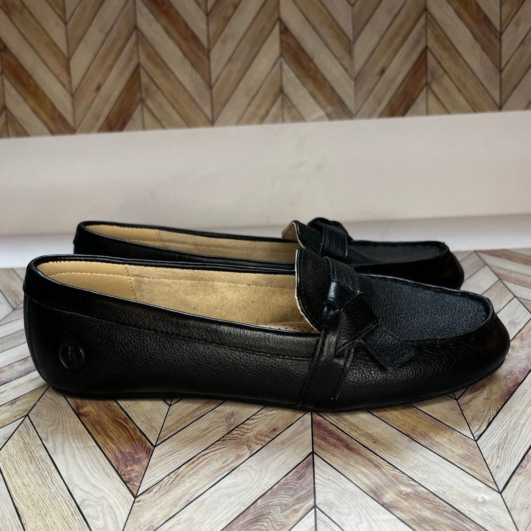 Lands' End Lands' End Leather Penny Loafer Flat Black Women's 5.5D Size US 6.5 / IT 36.5 - 2 Thumbnail