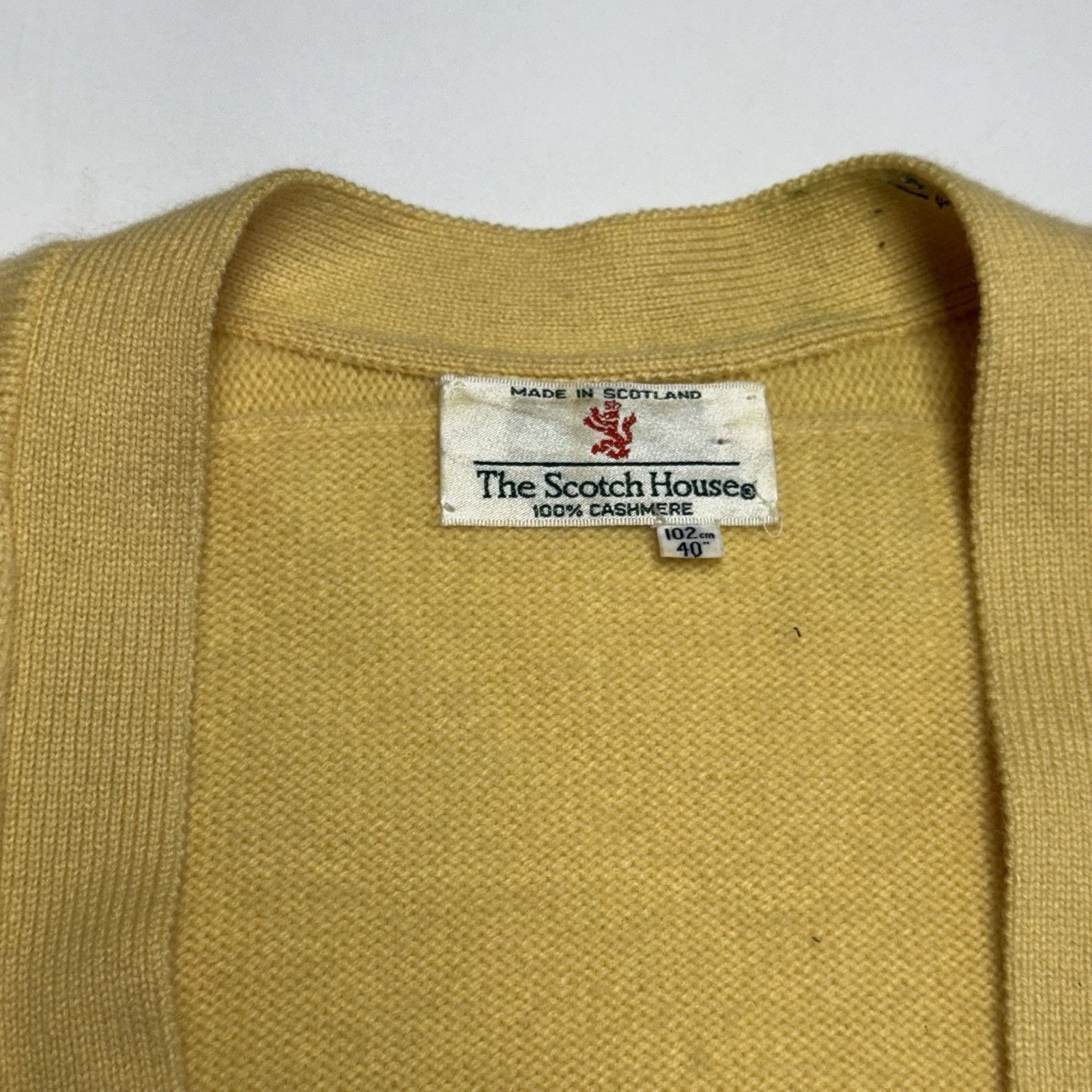 Vintage Vintage The Scotch House Cashmere Cardigan Sweater Womens 40 Size S / US 4 / IT 40 - 8 Thumbnail