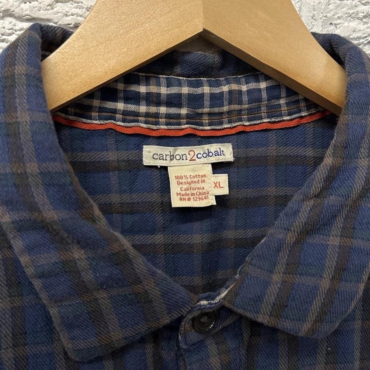 Vintage Carbon2Cobalt Button Up 100% Cotton Collared Shirt XL Size US XL / EU 56 / 4 - 4 Thumbnail