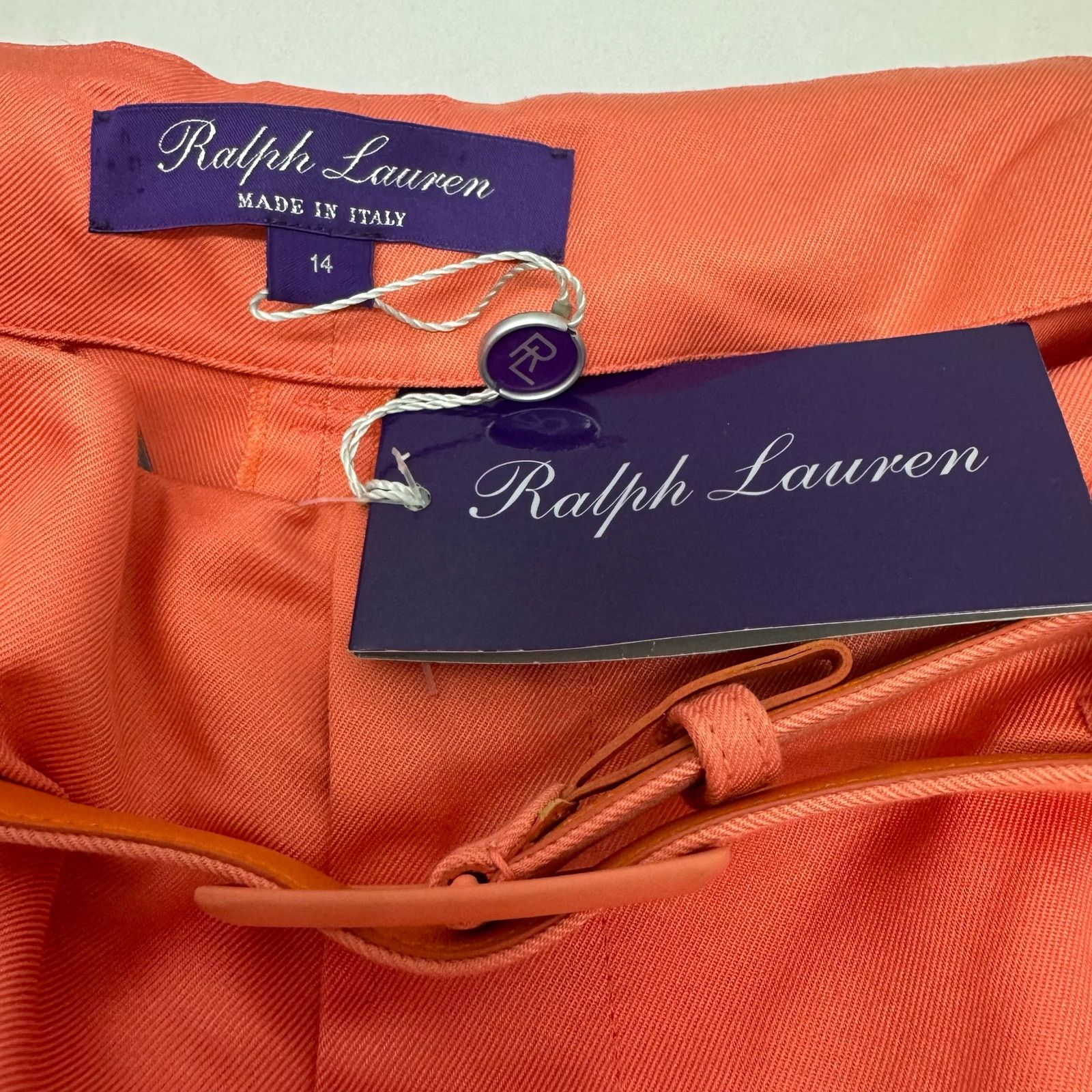 Ralph Lauren Purple Label Ralph Lauren Purple Label High Waist Wide Leg Silk Pant 14 Size 36" / US 14 / IT 50 - 3 Thumbnail