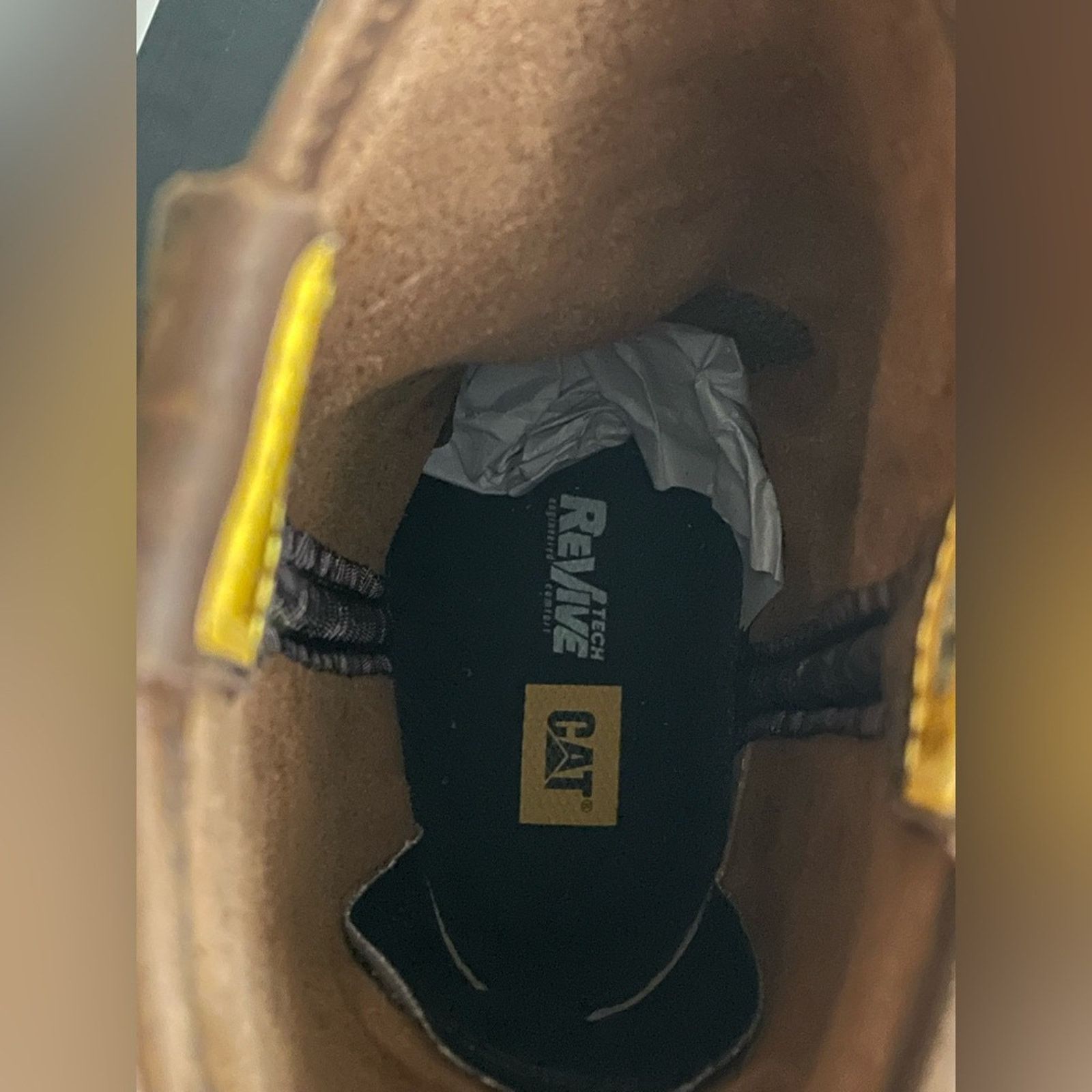 Caterpillar CAT Drawbar Steel Toe Caterpillar Boots Brown Men 7.5 Size US 7.5 / EU 40-41 - 9 Thumbnail