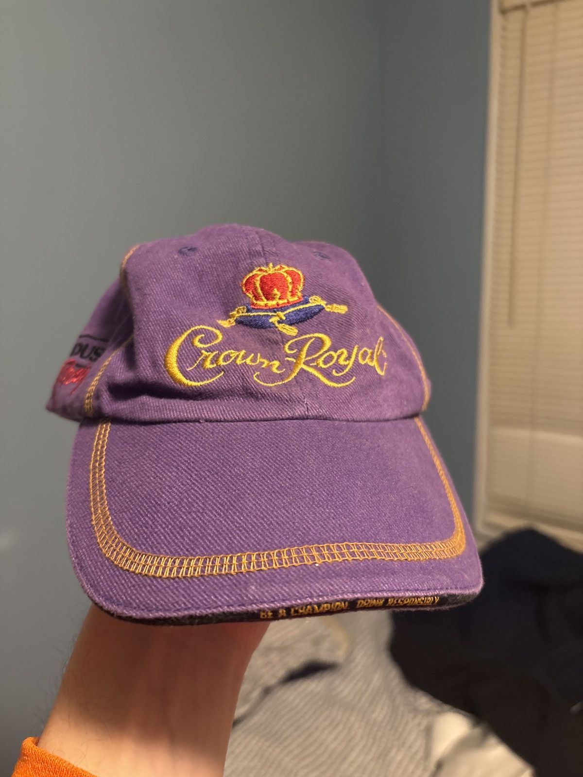 Vintage Vintage Nascar Crown Royal Cap Size ONE SIZE - 1 Thumbnail