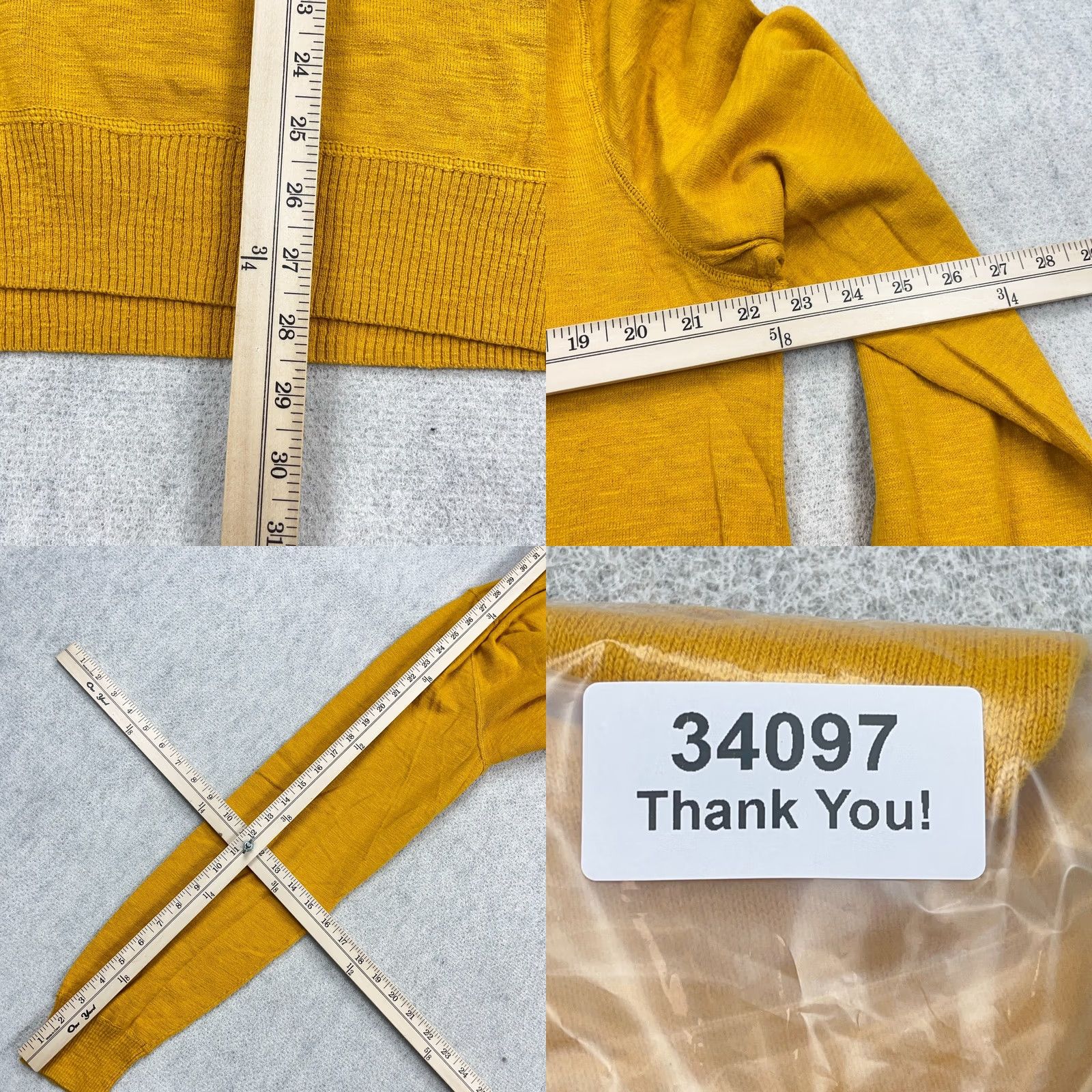 American Eagle Outfitters American Eagle Outfitters Sweater Men XL Yellow Athletic Fit V Neck Pullover VTG Y2K Adult Size US XL / EU 56 / 4 - 8 Thumbnail