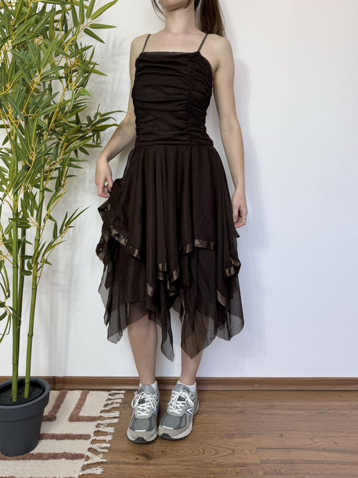 Other VINTAGE 2000s MESH STYLE MIDI DRESS Size S / US 4 / IT 40 - 2 Thumbnail
