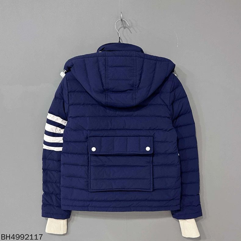 Thom Browne Thom Browne Blue four-barrel down jacket Size S / US 4 / IT 40 - 3 Thumbnail