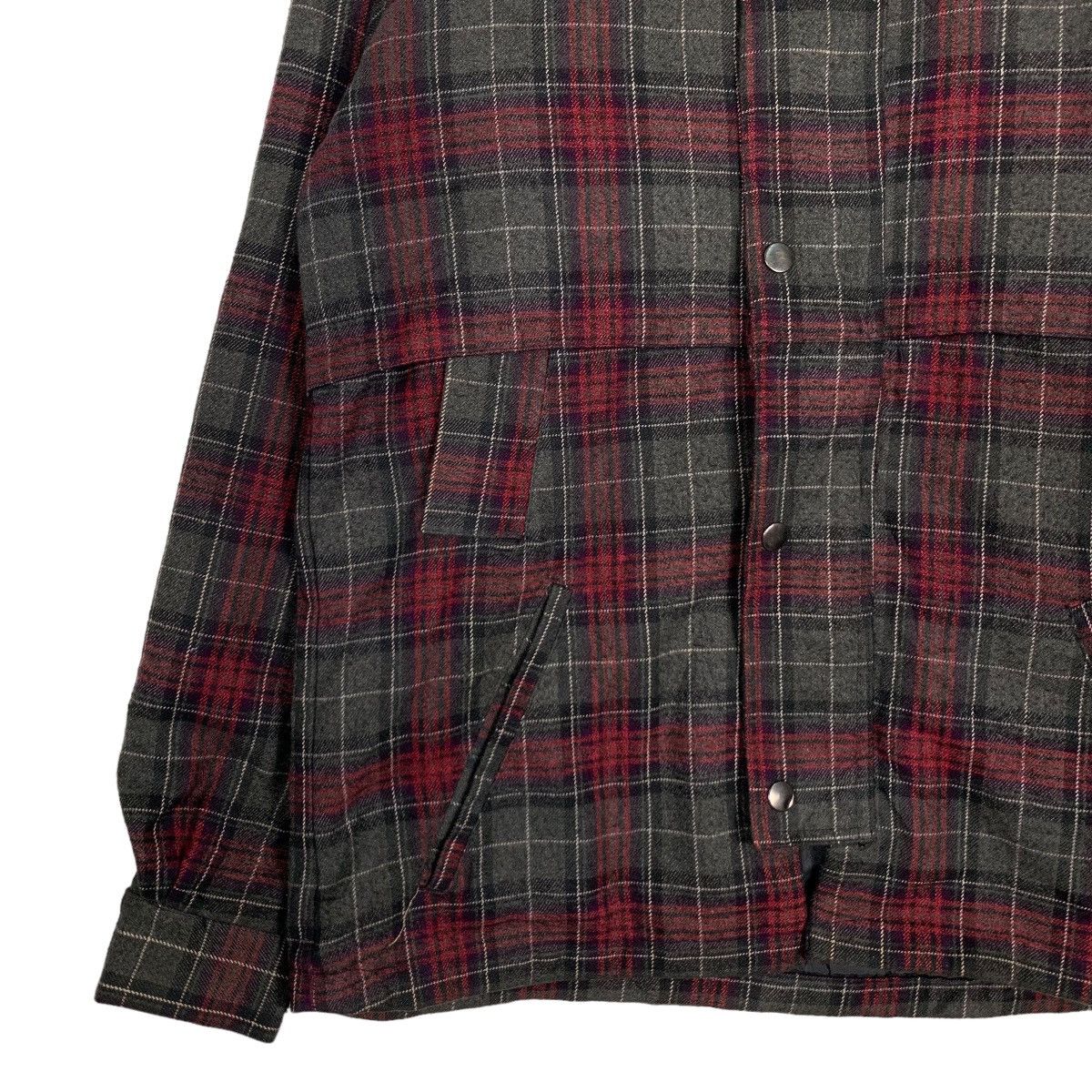 Japanese Brand PIRATES Tartan Checked Plaid Hoodie Jacket #0074-C5 Size US M / EU 48-50 / 2 - 4 Thumbnail