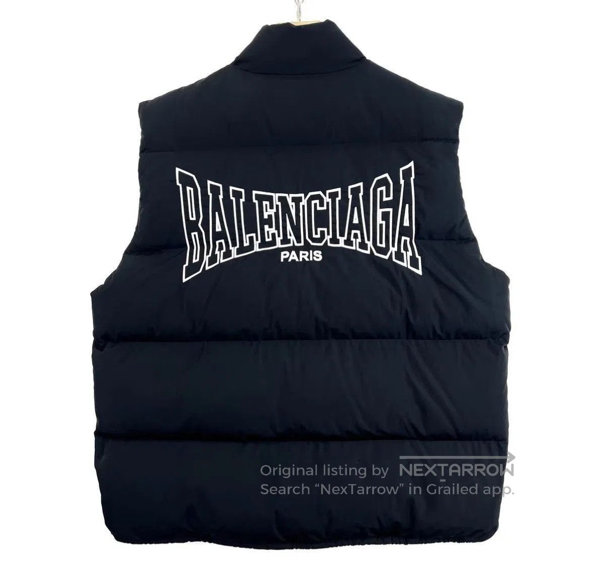 Balenciaga Black Puffer Vest with Zip Closure. Size US M / EU 48-50 / 2 - 2 Thumbnail