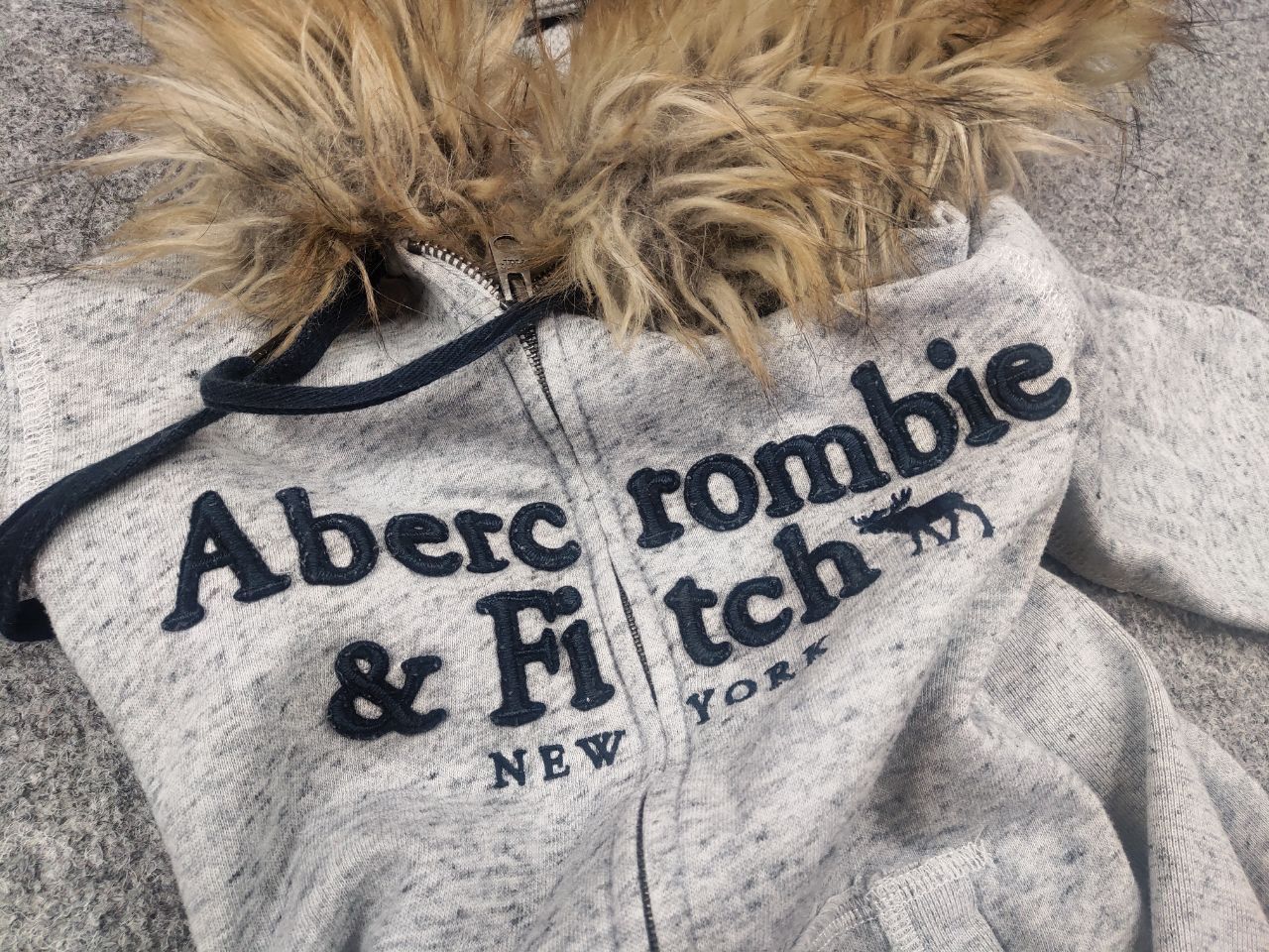 Abercrombie & Fitch Abercrombie Vintage Y2K crazy fur zip Hoodie if six was nine Size XS / US 0-2 / IT 36-38 - 10 Thumbnail
