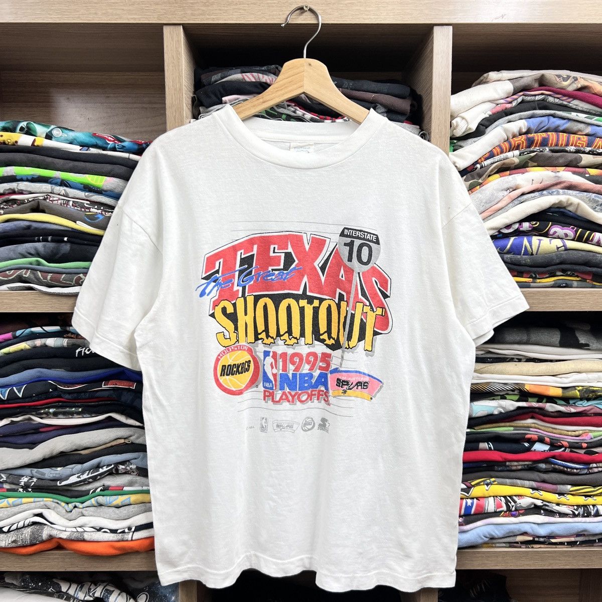 Vintage VTG THE GREAT TEXAS SHOOTOUT TEE Size US L / EU 52-54 / 3 - 1 Thumbnail