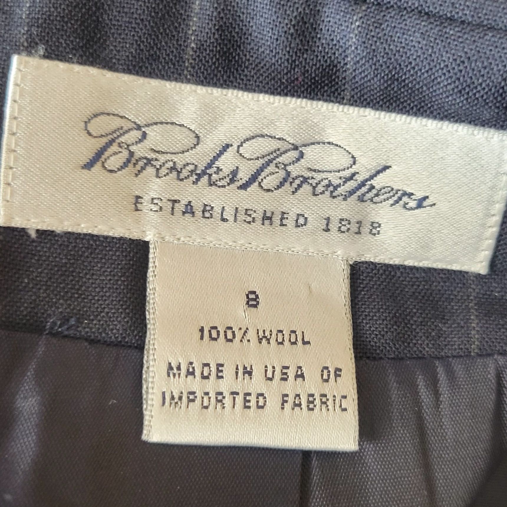 Brooks Brothers Brooks Brothers Womens Blazer Jacket One Button Striped Black Size 8 Wool Cardigan? Size M / US 6-8 / IT 42-44 - 8 Thumbnail