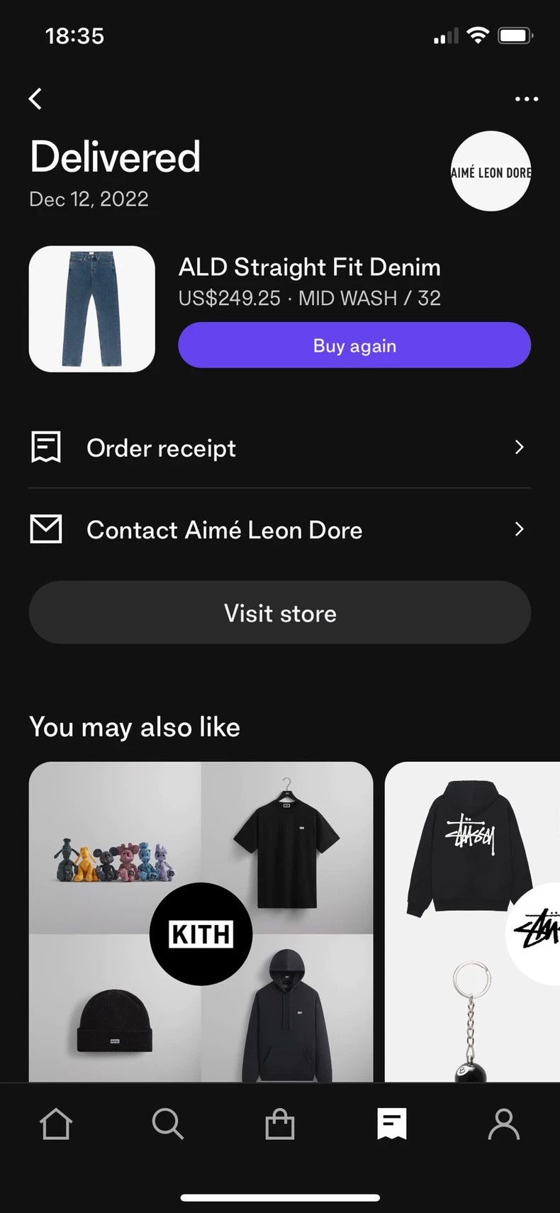 Aime Leon Dore Aime Leon Dore Washed through jeans 2502-Nextarrow Size US 32 / EU 48 - 8 Thumbnail