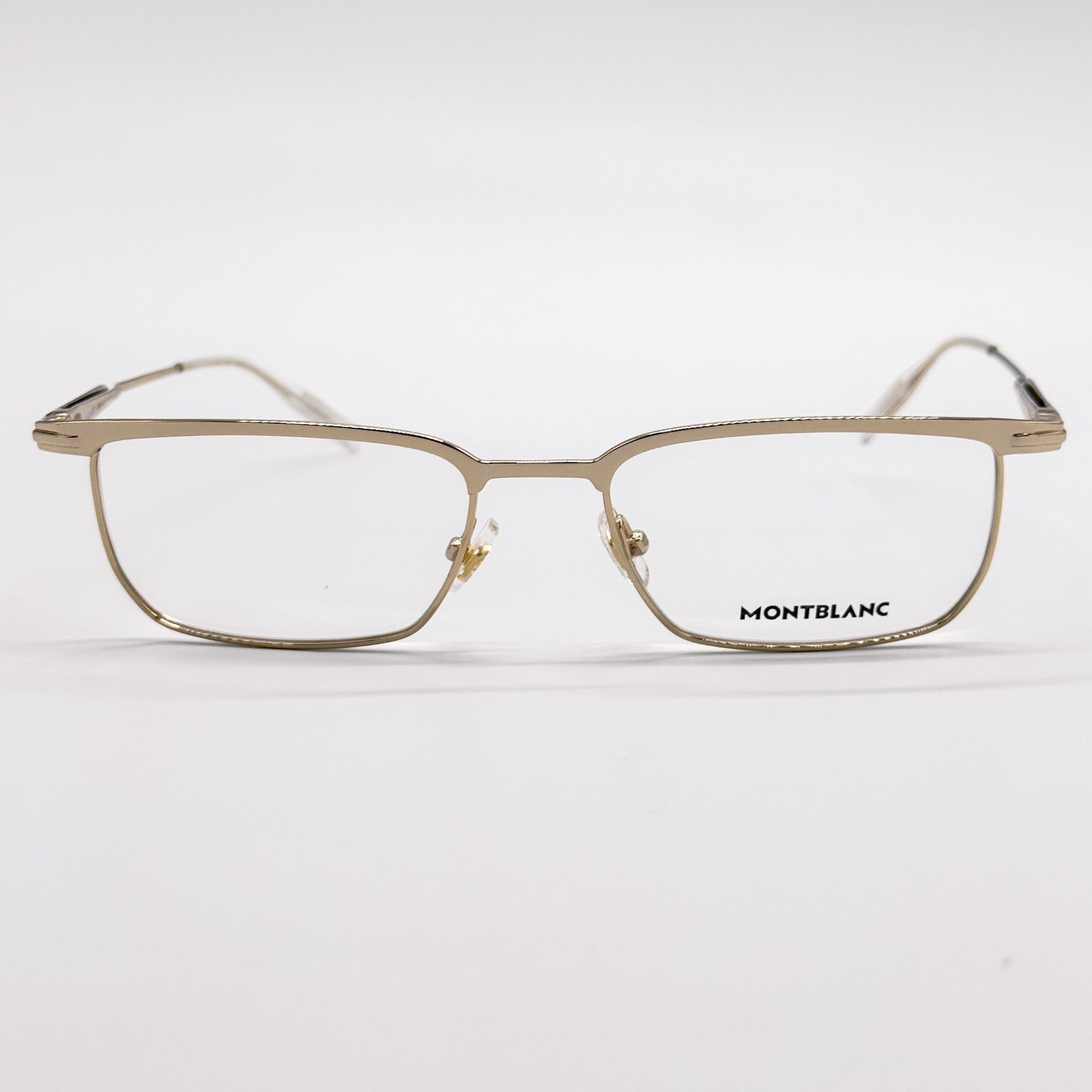 Montblanc NEW MONTBLANC EYEGLASSES MB0219O 002 GOLD MEN EYEWEAR Size ONE SIZE - 3 Thumbnail
