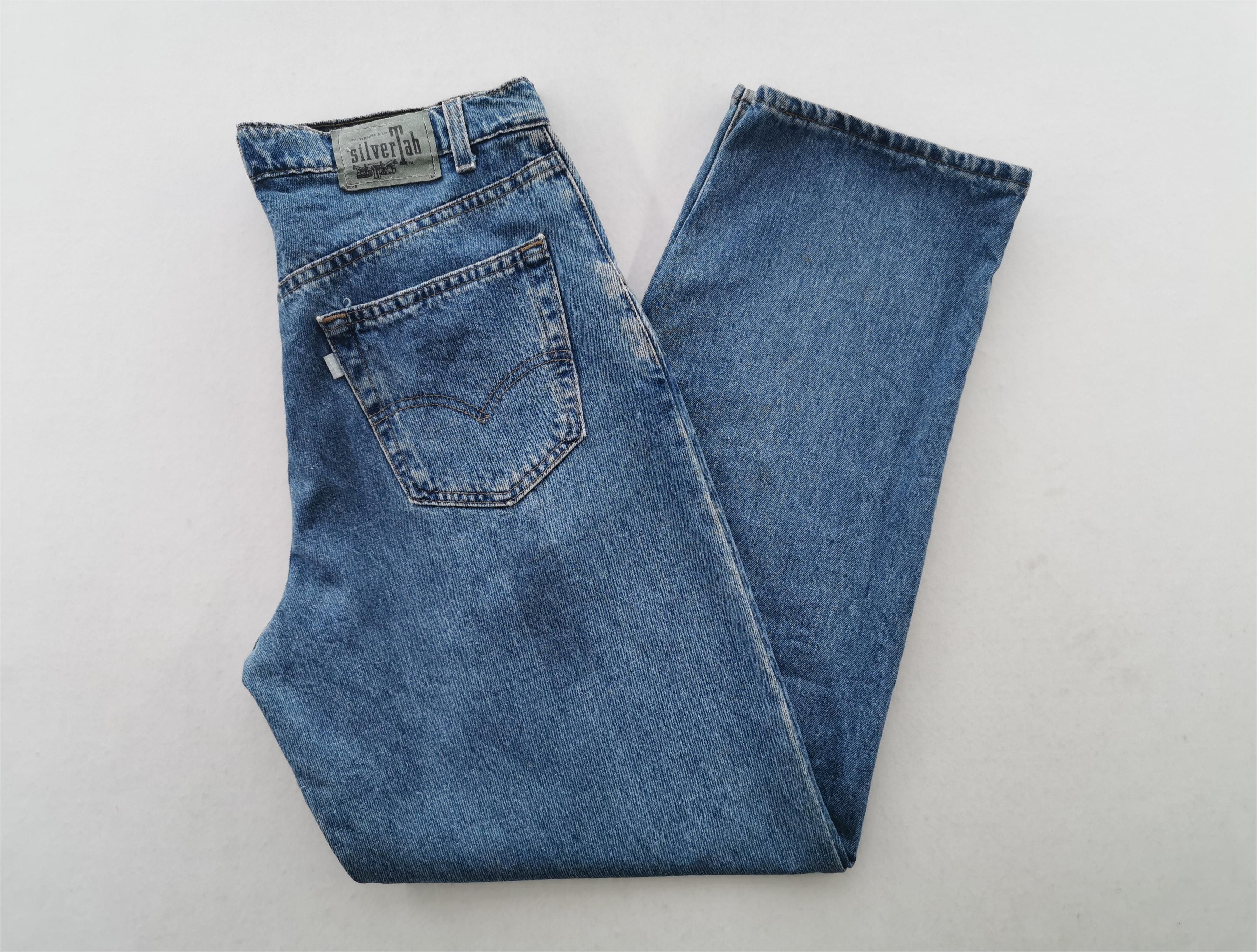 Levi's Vintage 90s Levis Silvertab Baggy Denim Made In USA Size 36 Size US 36 / EU 52 - 5 Thumbnail