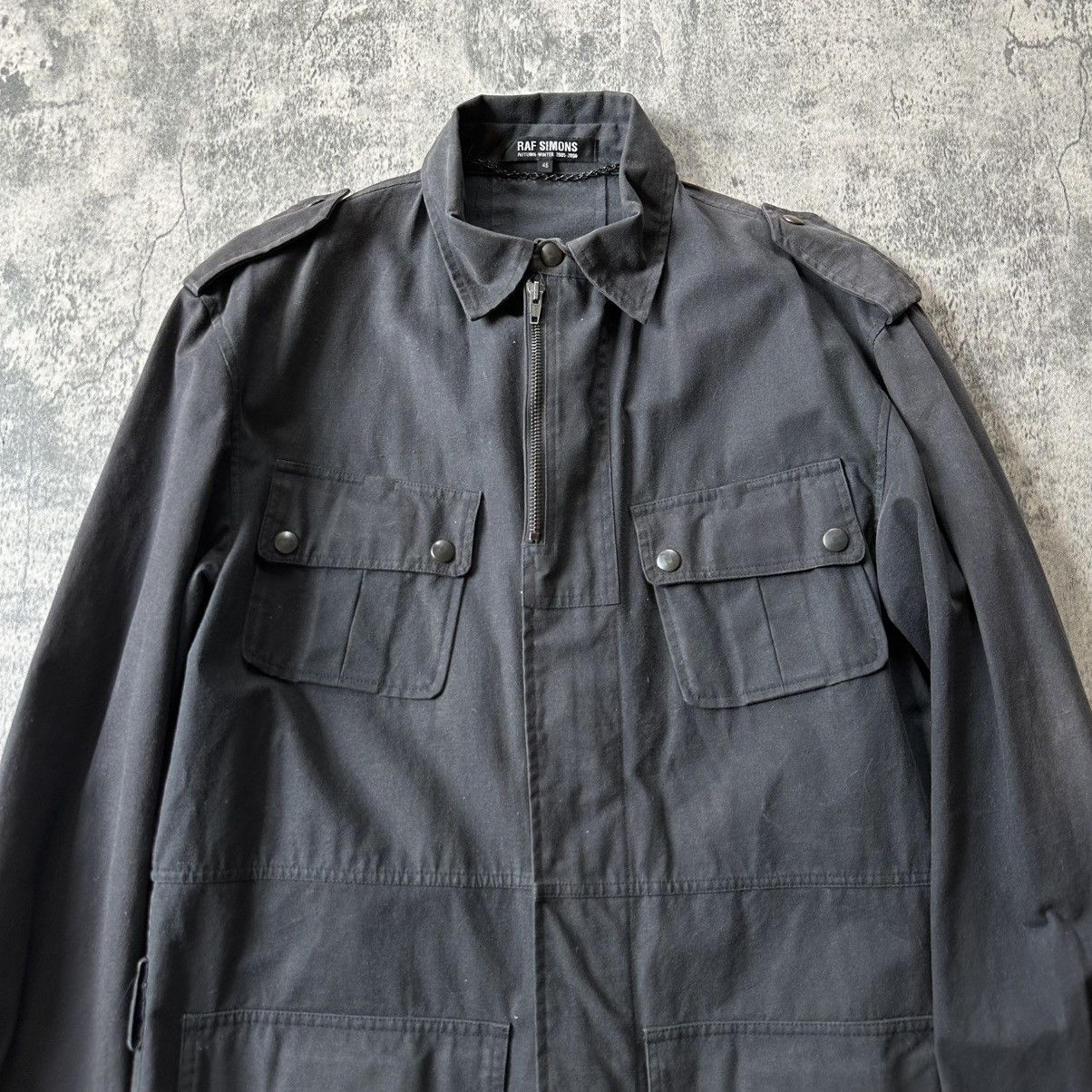 Raf Simons Runway AW2005-2006 ‘Belted’ Waxed M-65 Jacket Size US S / EU 44-46 / 1 - 4 Thumbnail