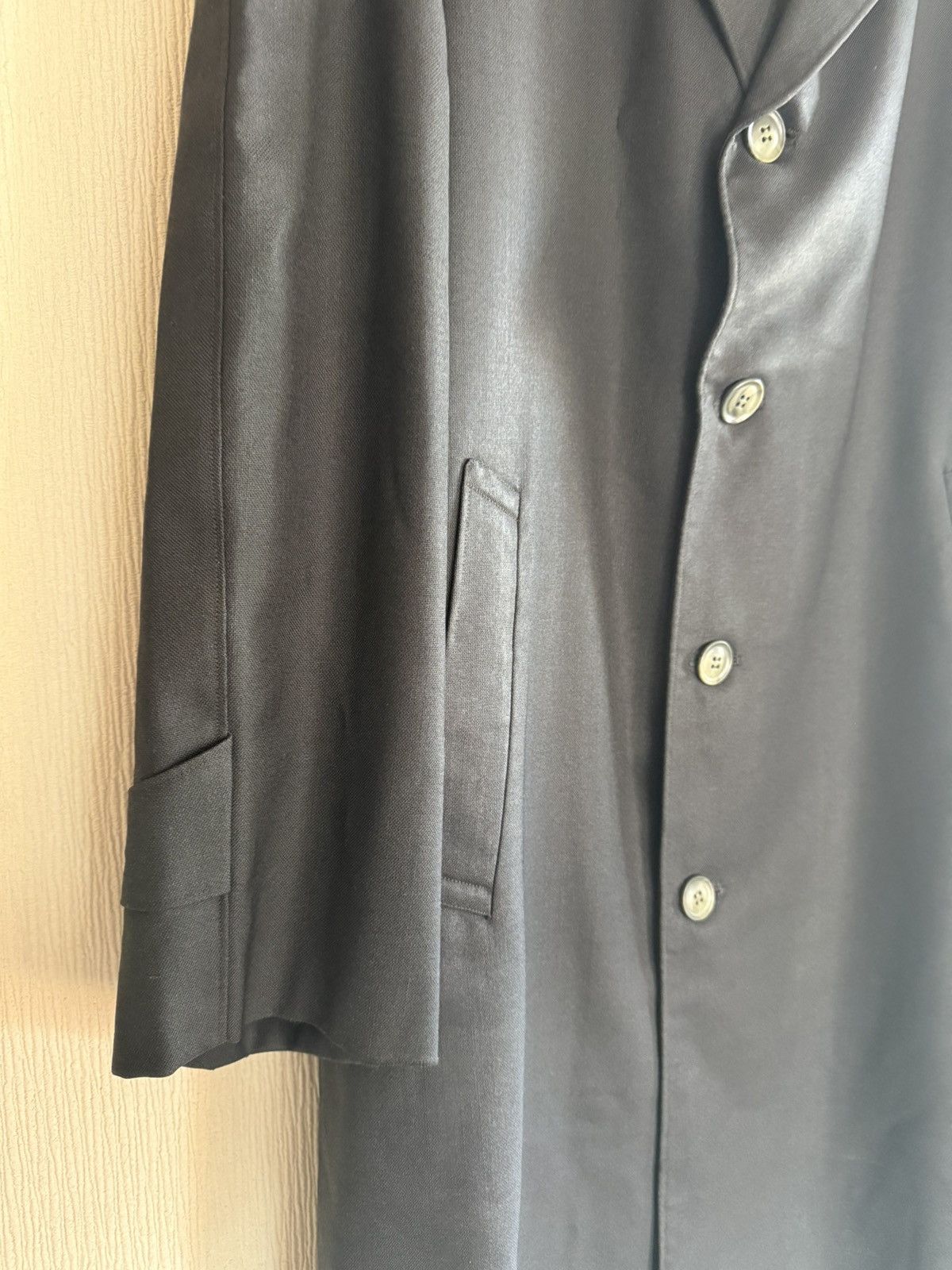 Other Spring&Autumn Vintage 1960s Japanese Serge Raglan Overcoat Size US L / EU 52-54 / 3 - 13 Thumbnail