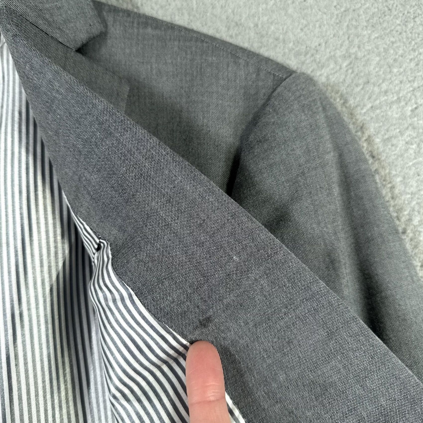 J.Crew J.Crew Loro Piana Ludlow Blazer Mens 42 Slim Wool Sport Coat Gray Size 42R - 7 Thumbnail