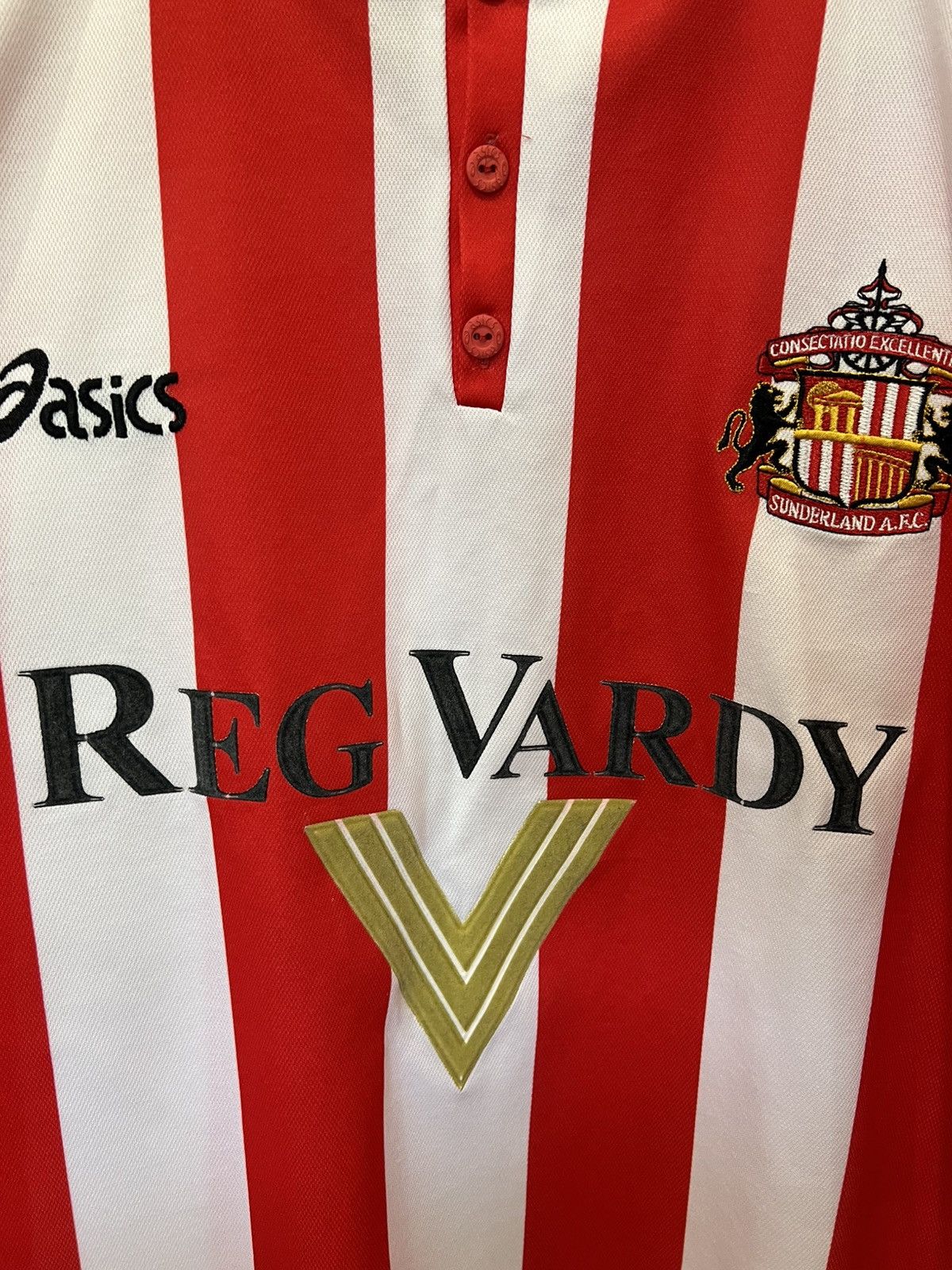 Asics Vintage Asics Sunderland 1999 2000 Home Shirt Soccer Jersey Size US L / EU 52-54 / 3 - 6 Thumbnail