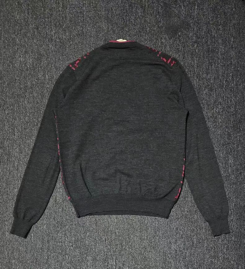 Hermes Hermes Red & Black Color Block Sweater Size US M / EU 48-50 / 2 - 6 Thumbnail