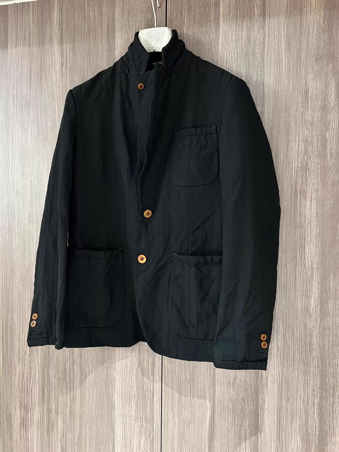 Comme des Garcons CDG HOMME DEUX 2015 2-Button Poly Stripe Blazer S Size US S / EU 44-46 / 1 - 5 Thumbnail