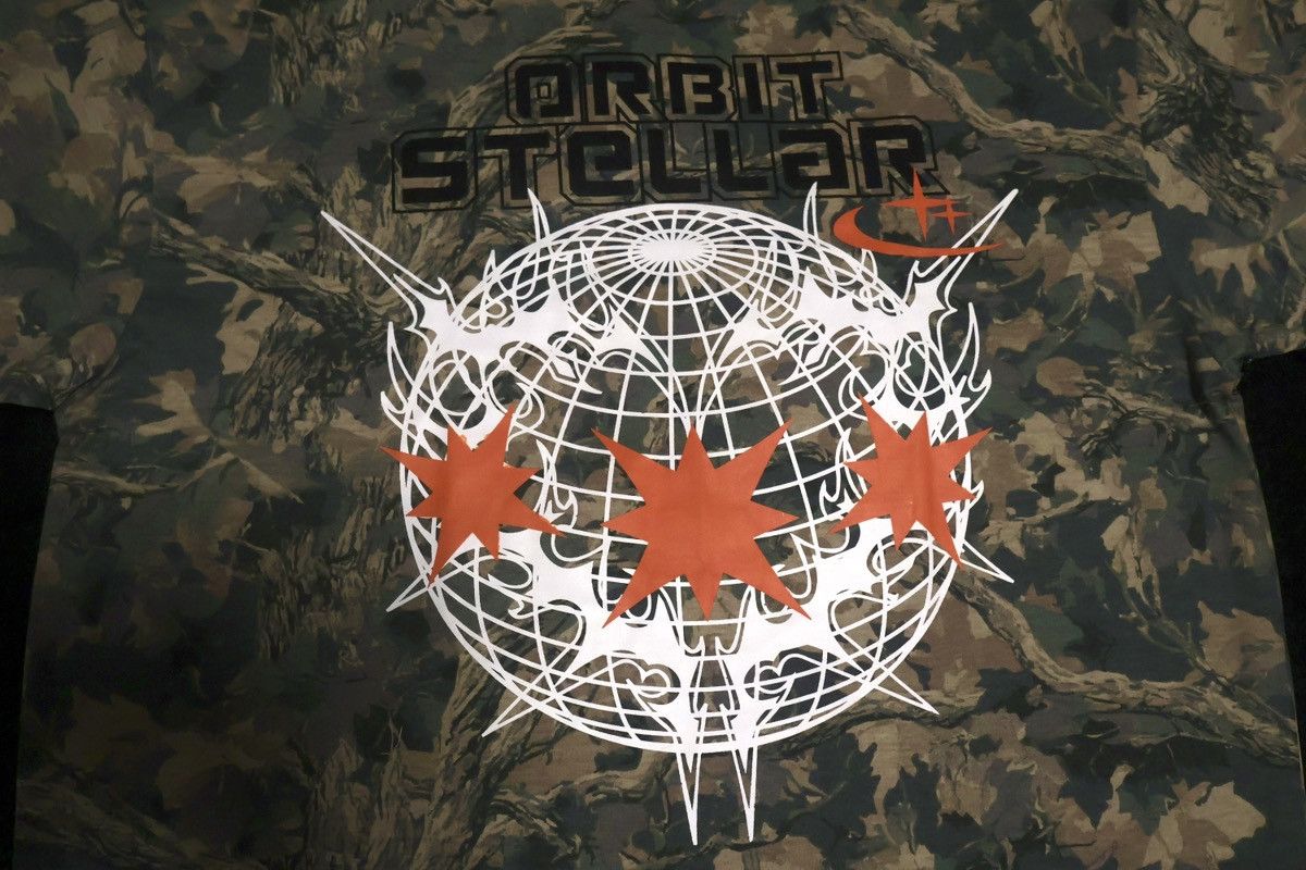 Members Only Orbit Stellar Graphic Camo Tee – Oversized Y2K Style Shirt Size US M / EU 48-50 / 2 - 5 Thumbnail