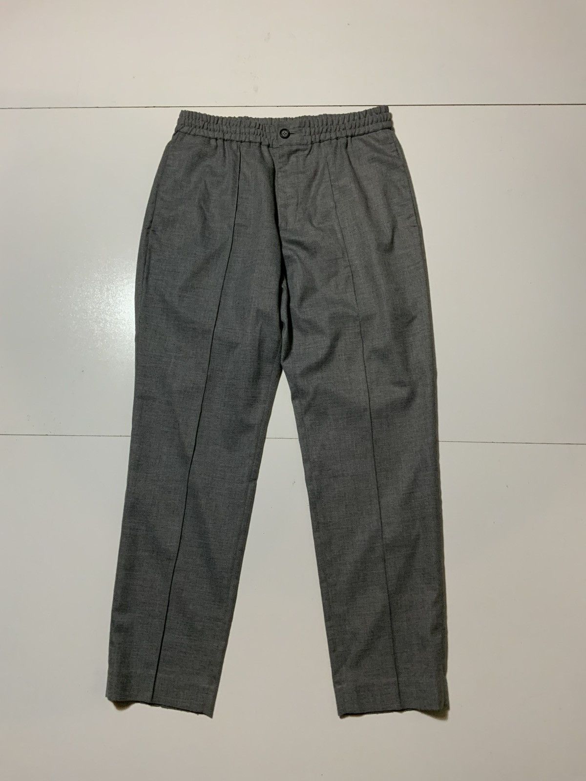Designer Maison Noir Son Of The Seventh Pleated Gray Trouser Pants Size US 32 / EU 48 - 1 Thumbnail