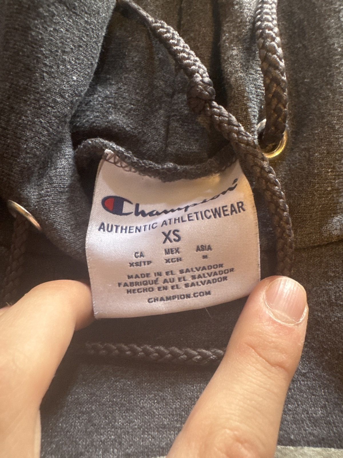 Champion Grey champion hoodie Size US XS / EU 42 / 0 - 4 Thumbnail