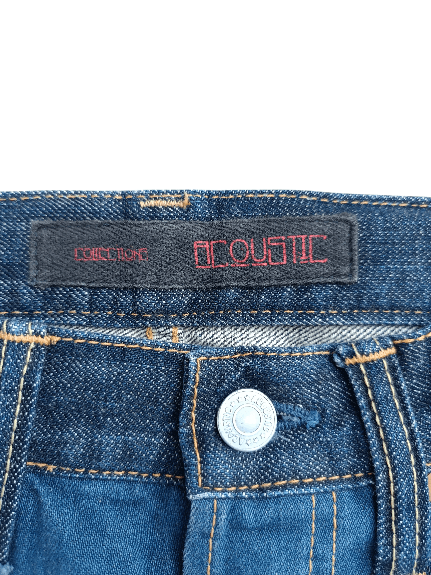 Japanese Brand × Tornado Mart Acoustic Japanese Brand Rare Stripe Design Denim E198 Size US 30 / EU 46 - 12 Thumbnail
