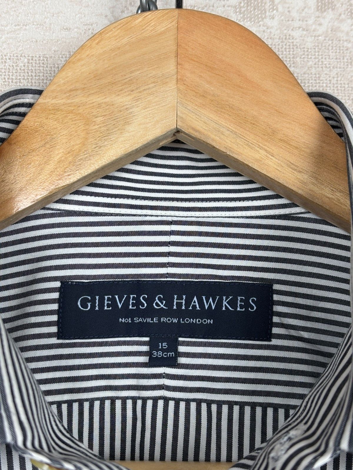 Gieves & Hawkes Gieves & Hawkes Savile Row French Cuff Striped Dress Shirt Size US S / EU 44-46 / 1 - 5 Thumbnail